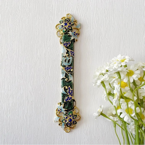Hand Painted Exquisite Mezuzah - Picture 4 of 6